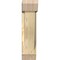 Ekena Millwork Traditional Slat Rough Sawn Bracket w/ Offset Brace, Douglas Fir, 6"W x 16"D x 24"H BKT0604X16X24TRA06RDF - alternate 4